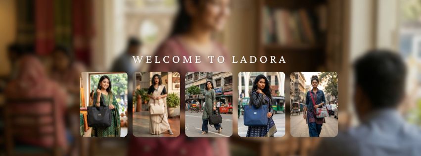 beige and brown modern elegant fashion clothing facebook cover