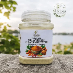 Home organic face cleansing powder
